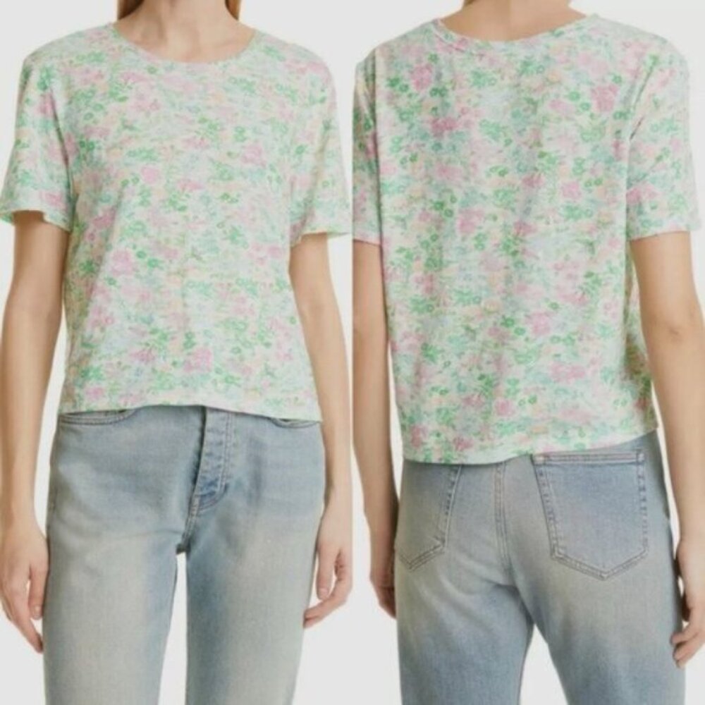 LoveShackFancy Floral-Print Calix Tee